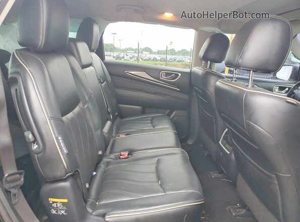 5N1DL0MM7JC529110 2018 INFINITI QX60 Black Vista interior trasera