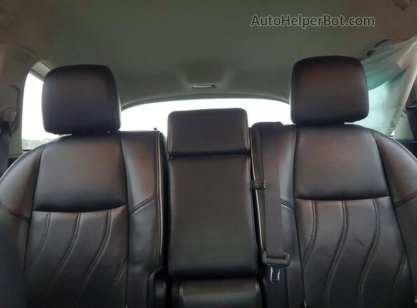 5N1DL0MM7JC529110 2018 INFINITI QX60 Black Vista de los asientos traseros