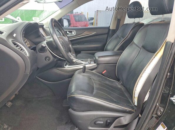 5N1DL0MM7JC529110 2018 INFINITI QX60 Black Vista interior delantera