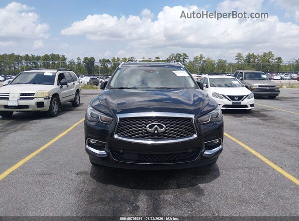 5N1DL0MM7KC509733 2019 INFINITI QX60 Black ხელსაწყოთა პანელის ხედი