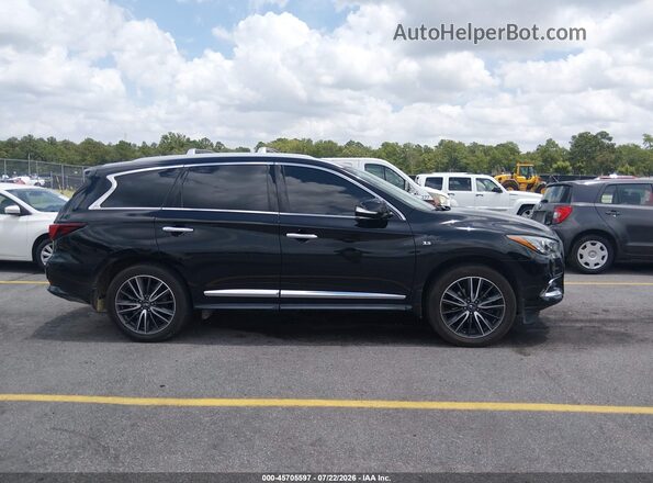 5N1DL0MM7KC509733 2019 INFINITI QX60 Black უკანა სალონის ხედი