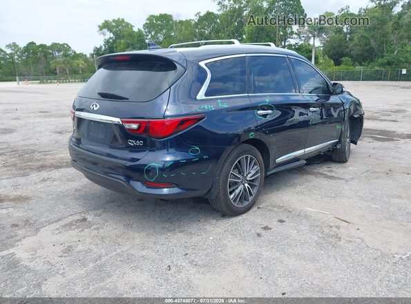 5N1DL0MM7KC526158 2019 INFINITI QX60 Blue Հետևի աջ