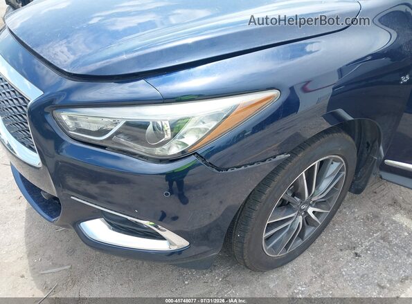 5N1DL0MM7KC526158 2019 INFINITI QX60 Blue Դիմացի տեսք