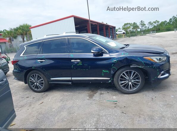 5N1DL0MM7KC526158 2019 INFINITI QX60 Blue Սալոնի հետևի տեսք