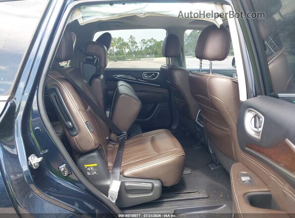 5N1DL0MM7KC526158 2019 INFINITI QX60 Blue VIN կոդի պիտակի տեսք