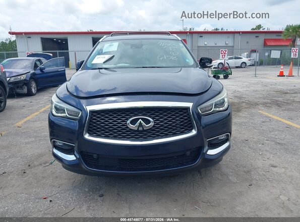 5N1DL0MM7KC526158 2019 INFINITI QX60 Blue Սարքավորումների վահանակի տեսք