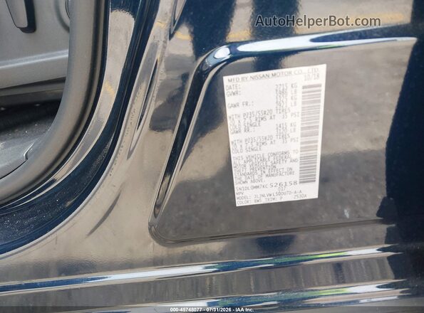 5N1DL0MM7KC526158 2019 INFINITI QX60 Blue Շարժիչի բաժամունքի տեսք