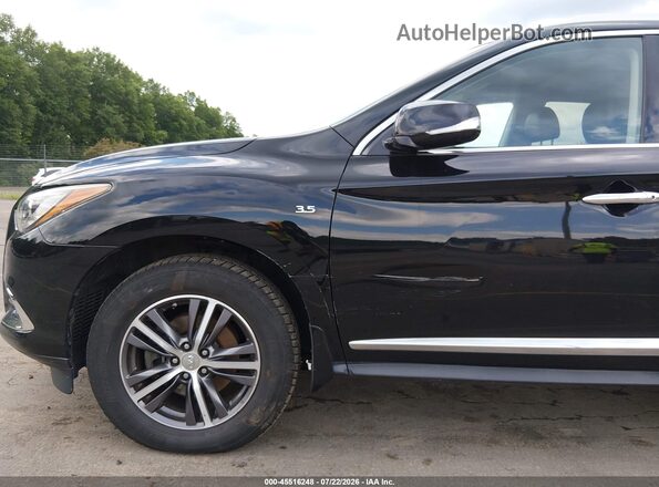 5N1DL0MM7KC530338 2019 INFINITI QX60 Black Front view