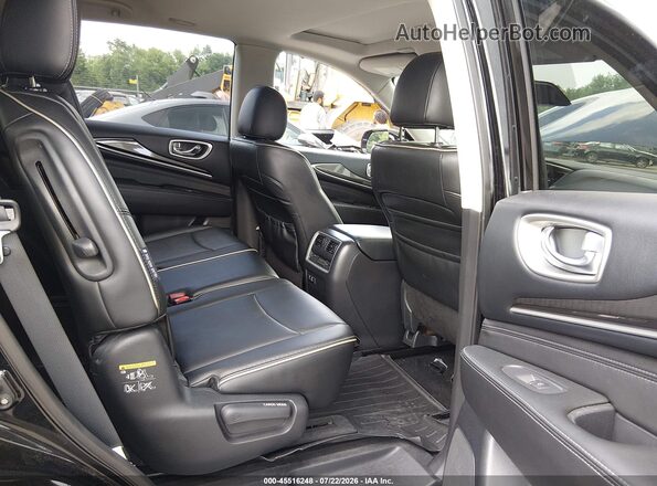 5N1DL0MM7KC530338 2019 INFINITI QX60 Black VIN sticker view