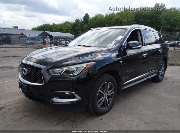 5N1DL0MM7KC530338 2019 INFINITI QX60 Black Front left