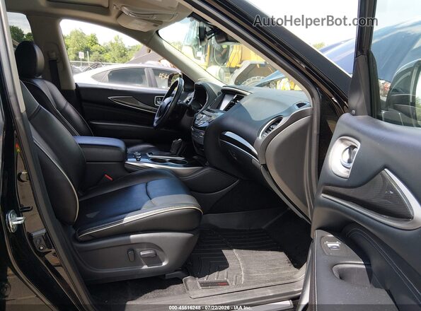 5N1DL0MM7KC530338 2019 INFINITI QX60 Black Front interior view