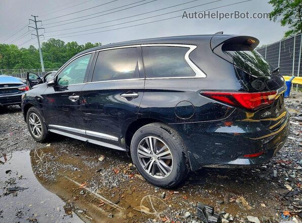 5N1DL0MM7KC548080 2019 INFINITI QX60 Black Հետևի ձախ
