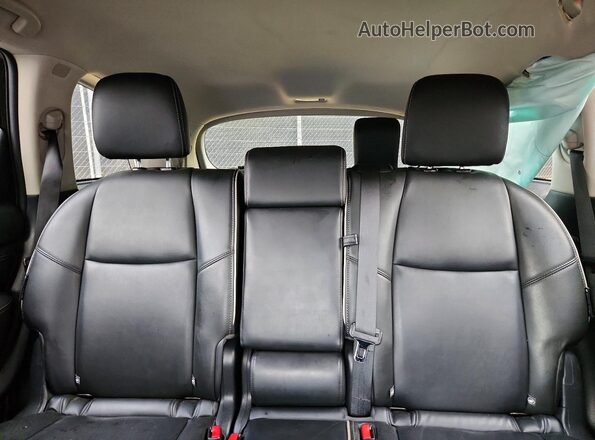 5N1DL0MM7KC548080 2019 INFINITI QX60 Black Հետևի նստատեղերի տեսք