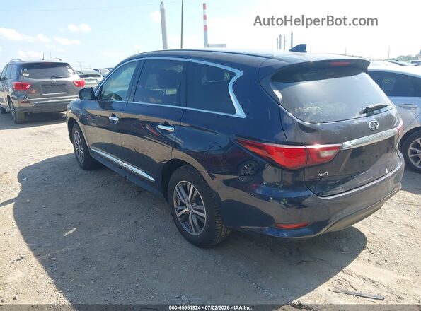 5N1DL0MM7KC564375 2019 INFINITI QX60 Blue Trasero izquierdo