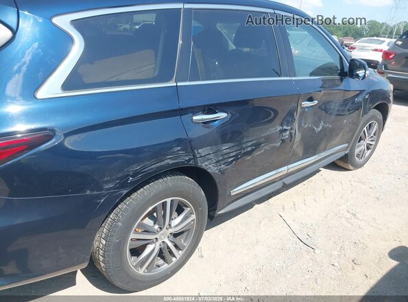 5N1DL0MM7KC564375 2019 INFINITI QX60 Blue Vista frontal