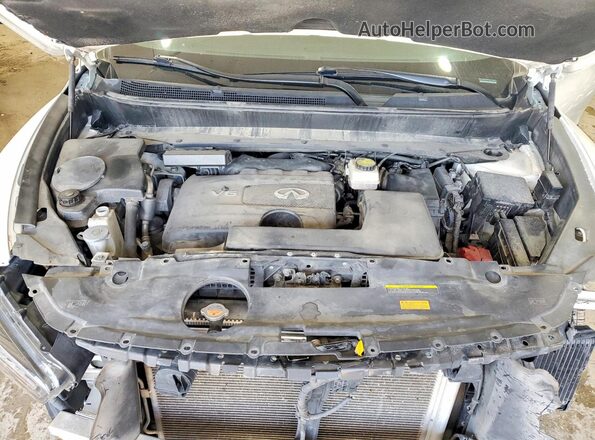 5N1DL0MM7KC567079 2019 INFINITI QX60 White Engine compartment view