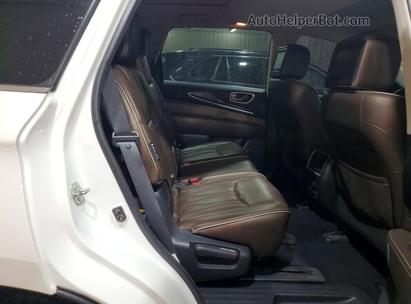 5N1DL0MM7KC567079 2019 INFINITI QX60 White Rear interior view
