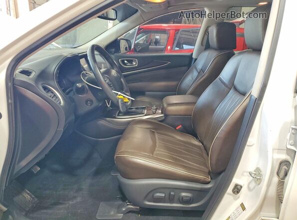 5N1DL0MM7KC567079 2019 INFINITI QX60 White Front interior view