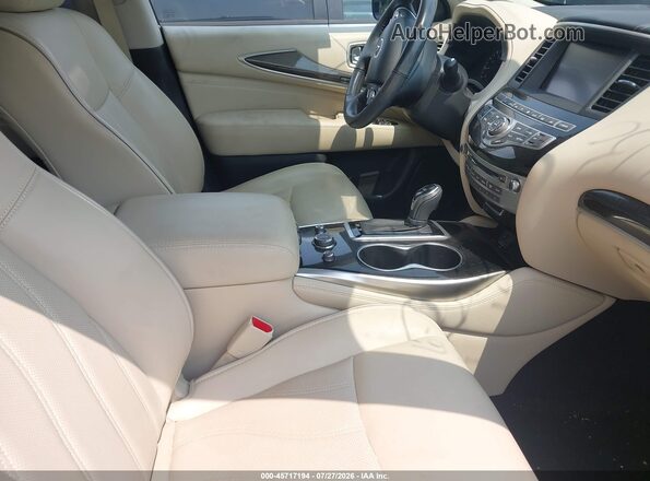5N1DL0MM7LC521530 2020 INFINITI QX60 White Widok wnętrza z przodu