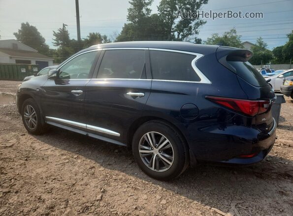 5N1DL0MM7LC528445 2020 INFINITI QX60 Синий Задняя левая четверть