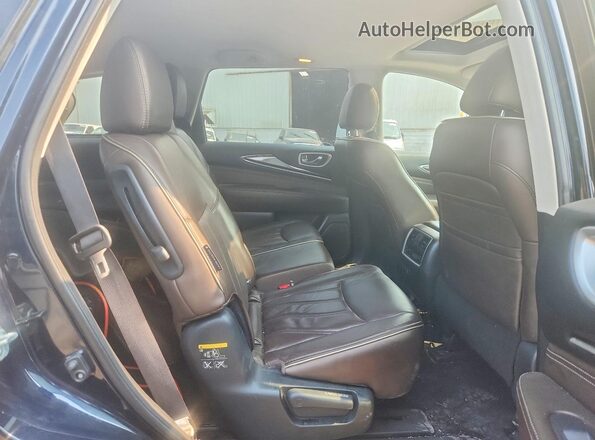 5N1DL0MM7LC528445 2020 INFINITI QX60 Синий Вид задней части салона
