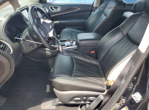 5N1DL0MM8HC507126 2017 INFINITI QX60 Blue Vista interior delantera