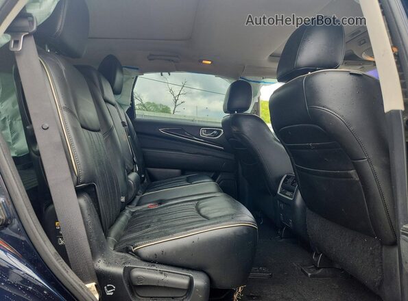 5N1DL0MM8HC507126 2017 INFINITI QX60 Blue Vista interior trasera