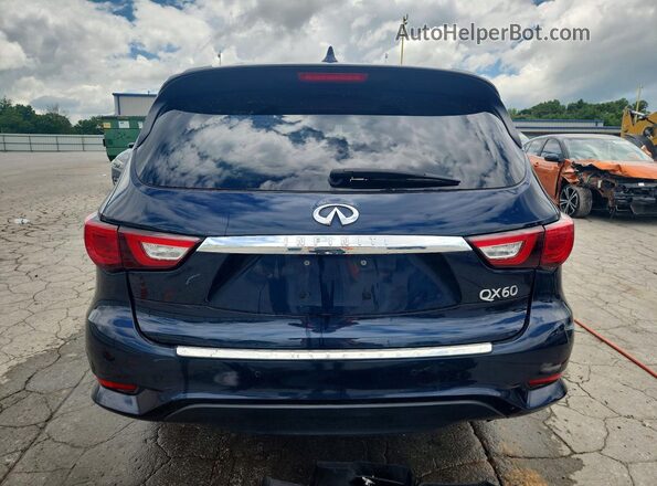 5N1DL0MM8HC507126 2017 INFINITI QX60 Blue Vista trasera