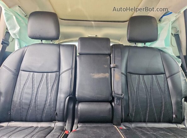 5N1DL0MM8HC507126 2017 INFINITI QX60 Blue Vista de los asientos traseros