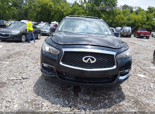 5N1DL0MM8HC508440 2017 INFINITI QX60 Black Դիմացի տեսք