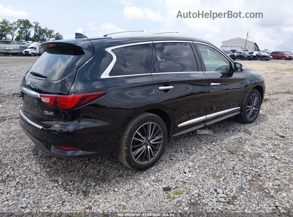 5N1DL0MM8HC508440 2017 INFINITI QX60 Black Հետևի աջ