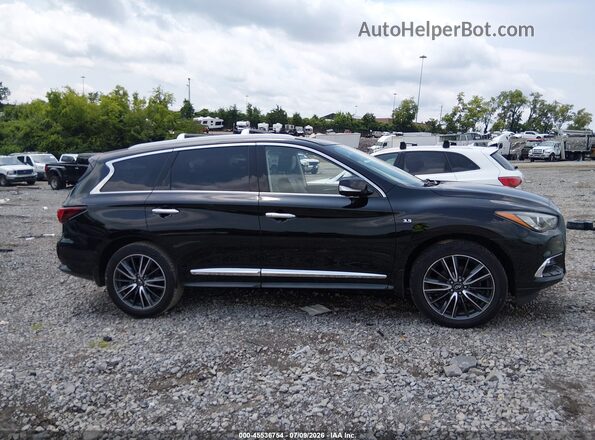 5N1DL0MM8HC508440 2017 INFINITI QX60 Black Սալոնի հետևի տեսք
