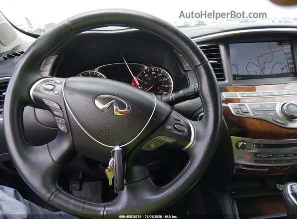 5N1DL0MM8HC508440 2017 INFINITI QX60 Black Առջևի վահանակի տեսք