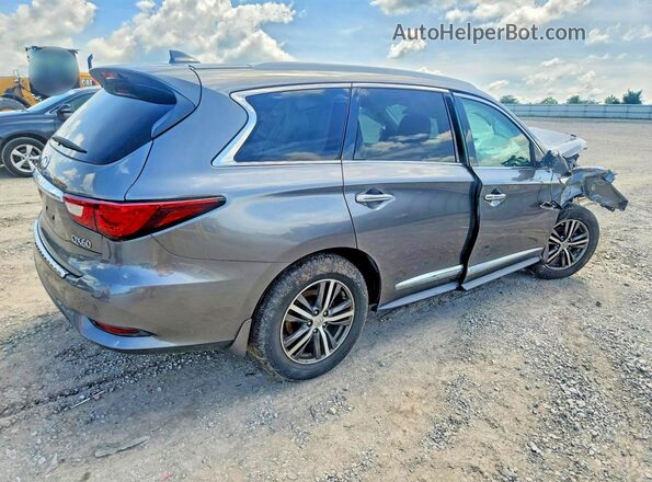 5N1DL0MM8HC515582 2017 INFINITI QX60 Silver Tył prawy