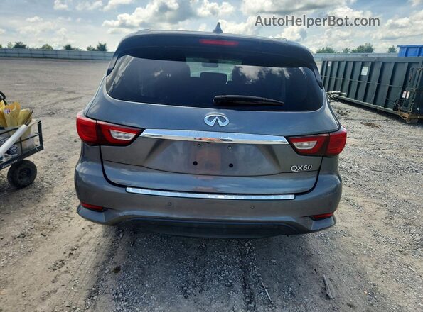 5N1DL0MM8HC515582 2017 INFINITI QX60 Silver Widok z tyłu