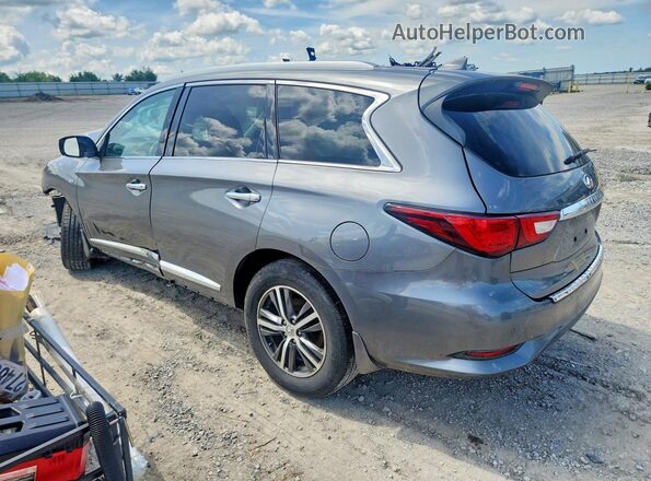 5N1DL0MM8HC515582 2017 INFINITI QX60 Silver Tył lewy