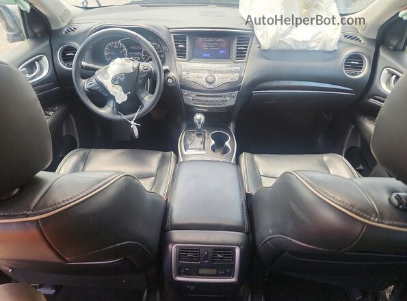 5N1DL0MM8HC515582 2017 INFINITI QX60 Silver Widok deski rozdzielczej