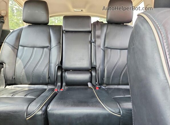5N1DL0MM8HC517185 2017 INFINITI QX60 Gray Rear seats view