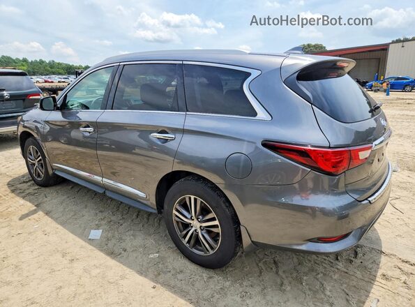 5N1DL0MM8HC517185 2017 INFINITI QX60 Gray Rear left