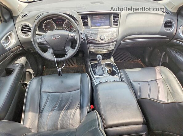 5N1DL0MM8HC517185 2017 INFINITI QX60 Gray Dashboard view