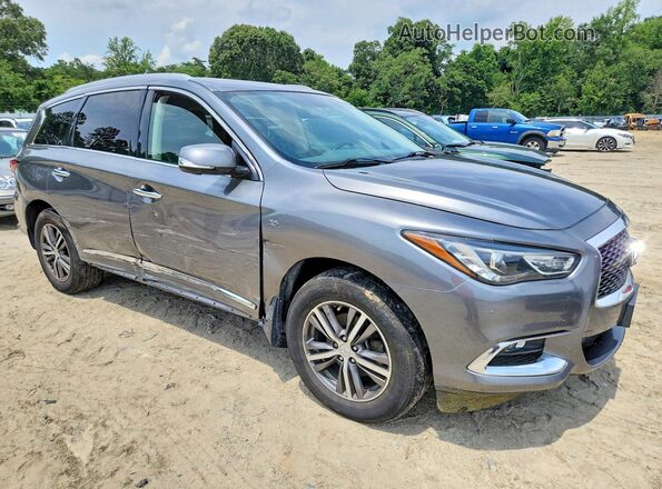 5N1DL0MM8HC517185 2017 INFINITI QX60 Gray Front right