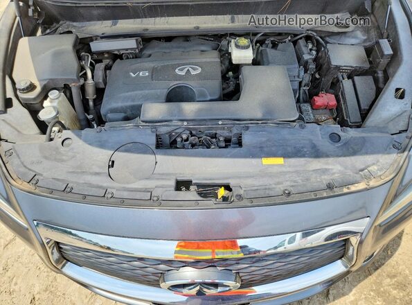 5N1DL0MM8HC517185 2017 INFINITI QX60 Gray Engine compartment view