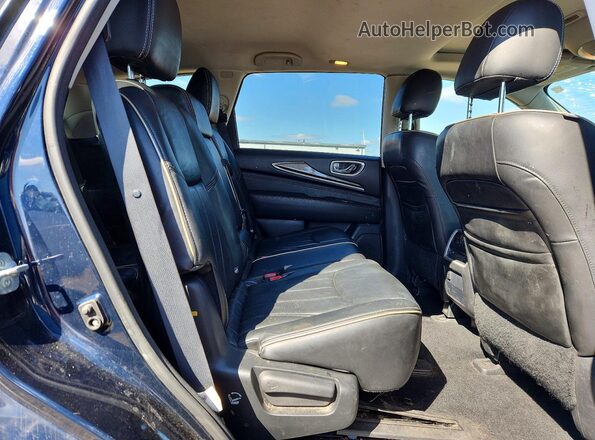5N1DL0MM8HC525738 2017 INFINITI QX60 Blue Vista interior trasera