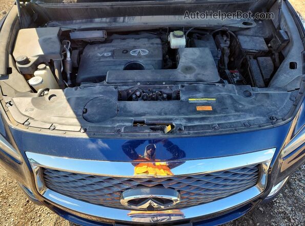 5N1DL0MM8HC525738 2017 INFINITI QX60 Blue Vista del compartimento del motor