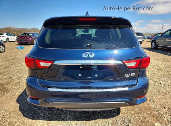 5N1DL0MM8HC525738 2017 INFINITI QX60 Blue Vista trasera
