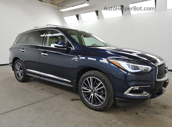 5N1DL0MM8HC554849 2017 INFINITI QX60 Blue 
