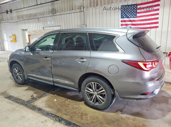 5N1DL0MM8HC556066 2017 INFINITI QX60 Gray Trasero izquierdo
