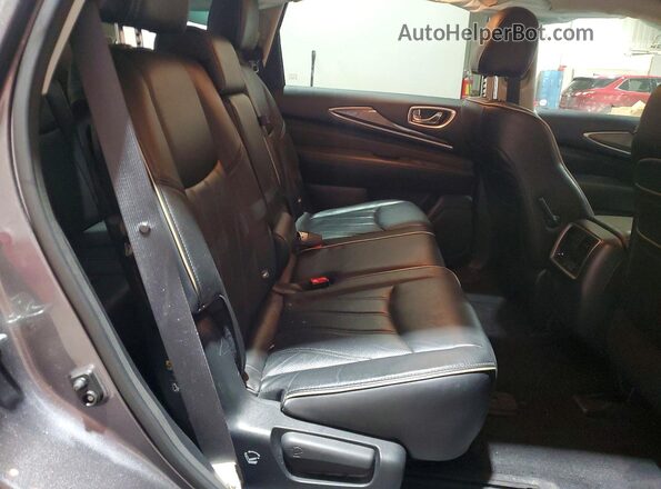 5N1DL0MM8HC556066 2017 INFINITI QX60 Gray Vista interior trasera