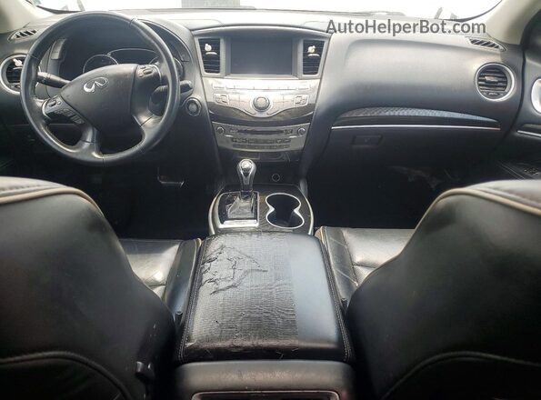 5N1DL0MM8JC506662 2018 INFINITI QX60 Silver Вид панелі приладів