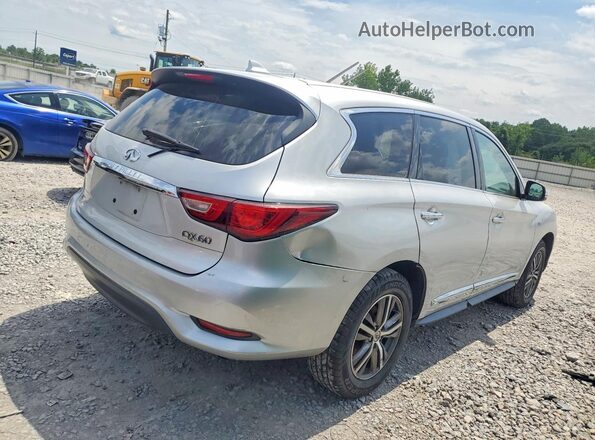 5N1DL0MM8JC506662 2018 INFINITI QX60 Silver Задня права чверть